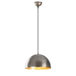 Hängeleuchte Berceste 231-S, silberfarben, Metall, Ø 30 cm