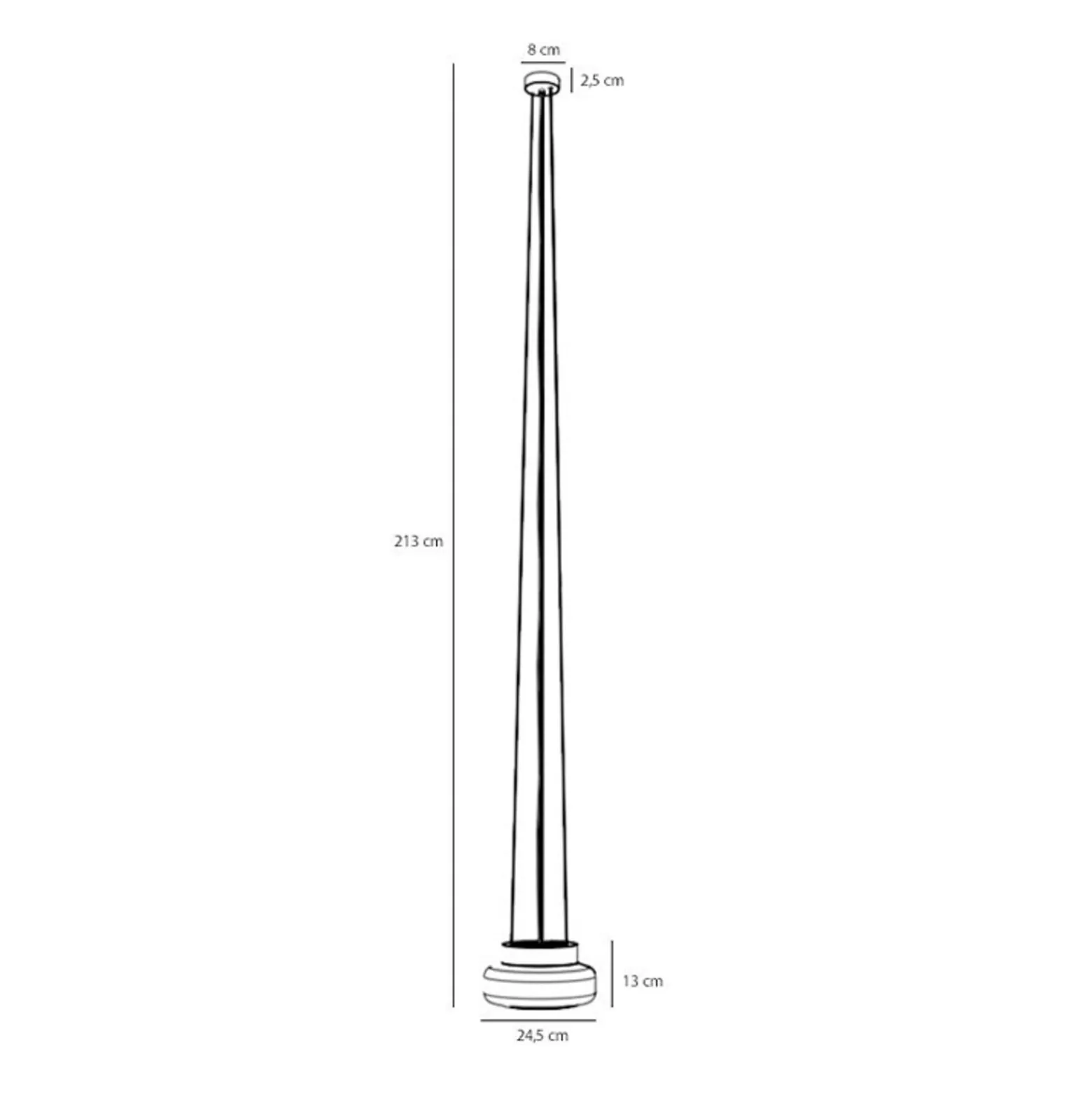 Hängeleuchte BonBon, creme, Ø 25 cm, Glas