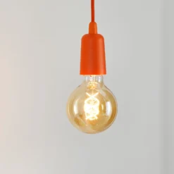 Hängeleuchte Brasil, orange, einflammig