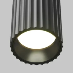 Hängeleuchte Calipso, schwarz, Ø 5,6 cm, Metall, GU10