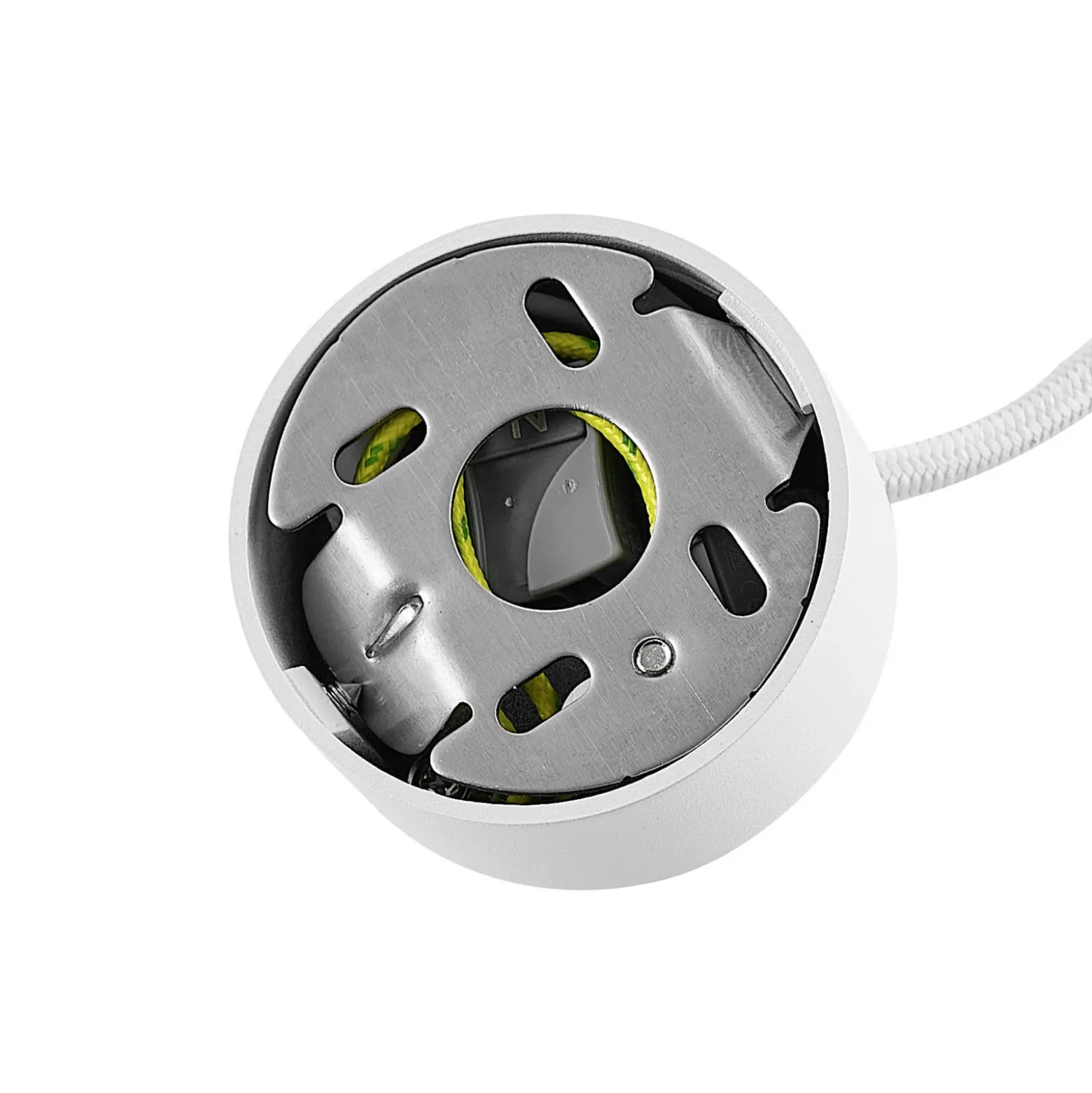 Hängeleuchte CAN, weiß, Höhe 15 cm, Ø 6 cm, Metall, GU10