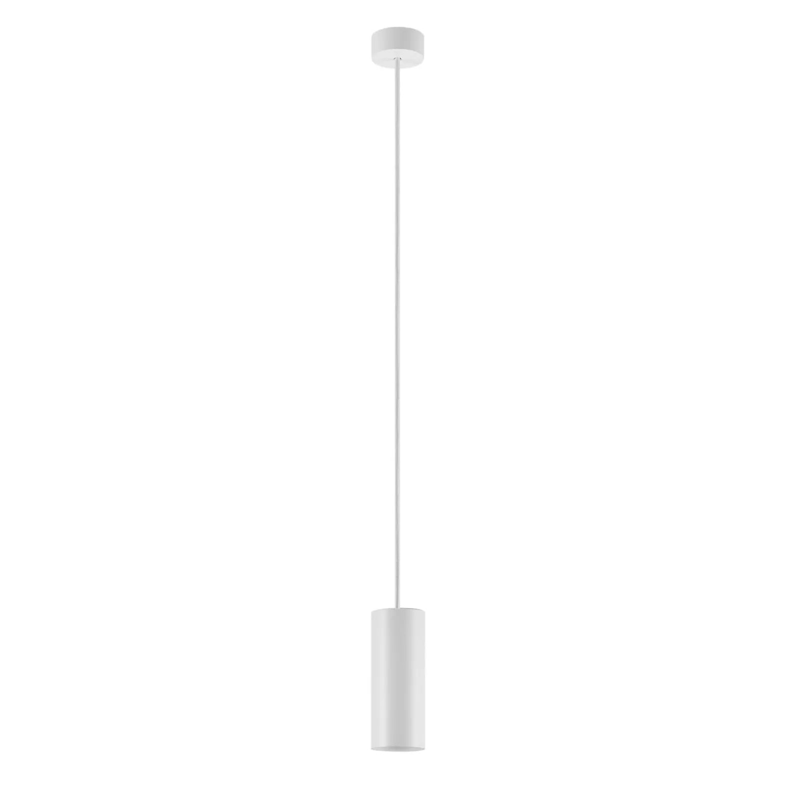 Hängeleuchte CAN, weiß, Höhe 15 cm, Ø 6 cm, Metall, GU10