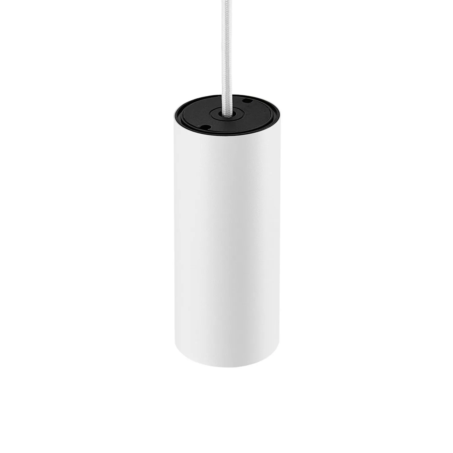 Hängeleuchte CAN, weiß, Höhe 15 cm, Ø 6 cm, Metall, GU10
