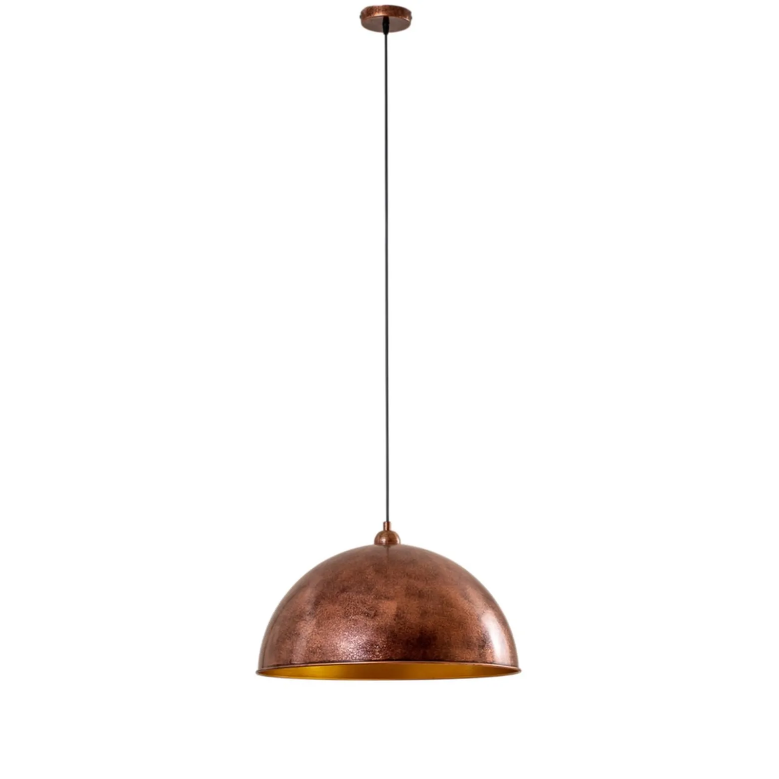 Hängeleuchte Casimir, kupfer brüniert, Ø 50 cm, Metall, E27