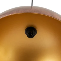 Hängeleuchte Casimir, kupfer brüniert, Ø 50 cm, Metall, E27