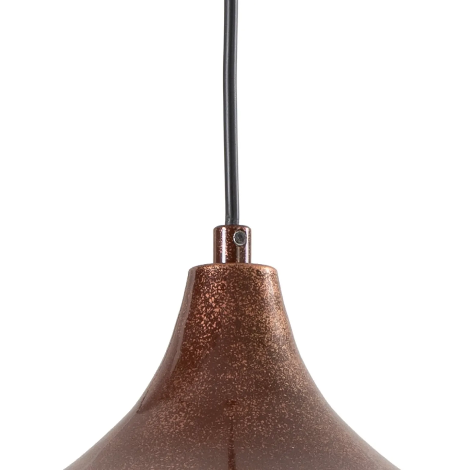 Hängeleuchte Claus, kupfer/gold, Ø 35 cm, Metall
