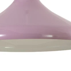 Hängeleuchte Claus, lila/weiß, Ø 35 cm, Metall
