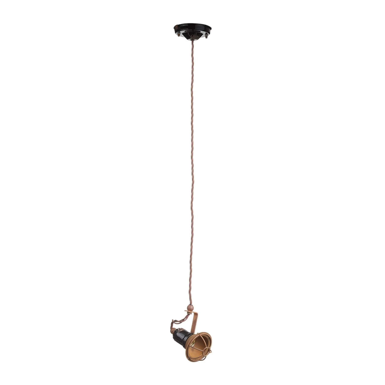 Hängeleuchte C1660/1 mit Käfig, schwarz