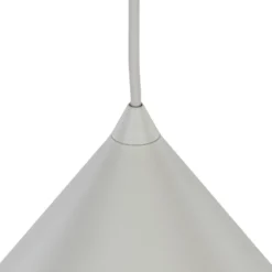 Hängeleuchte Cono, 1-flammig, Ø 50 cm, beige, E27