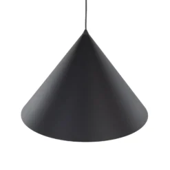 Hängeleuchte Cono, 1-flammig, Ø 50 cm, schwarz, E27