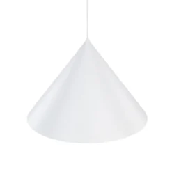 Hängeleuchte Cono, 1-flammig, Ø 50 cm, weiß, E27