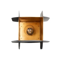 Hängeleuchte Corner, schwarz, Höhe 35 cm, Metall, E27