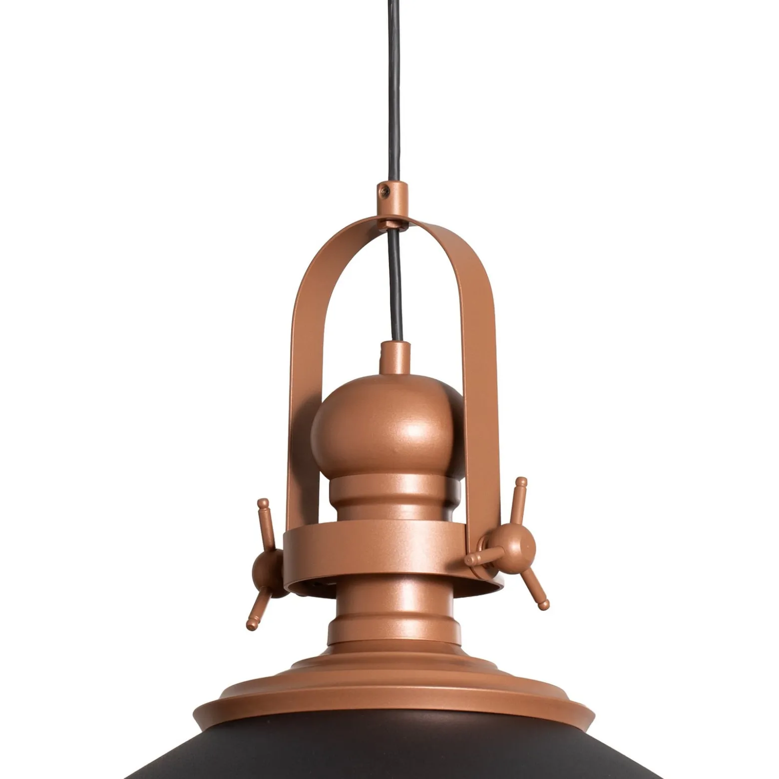 Hängeleuchte Craft, schwarz, Metall, Ø 41 cm, E27