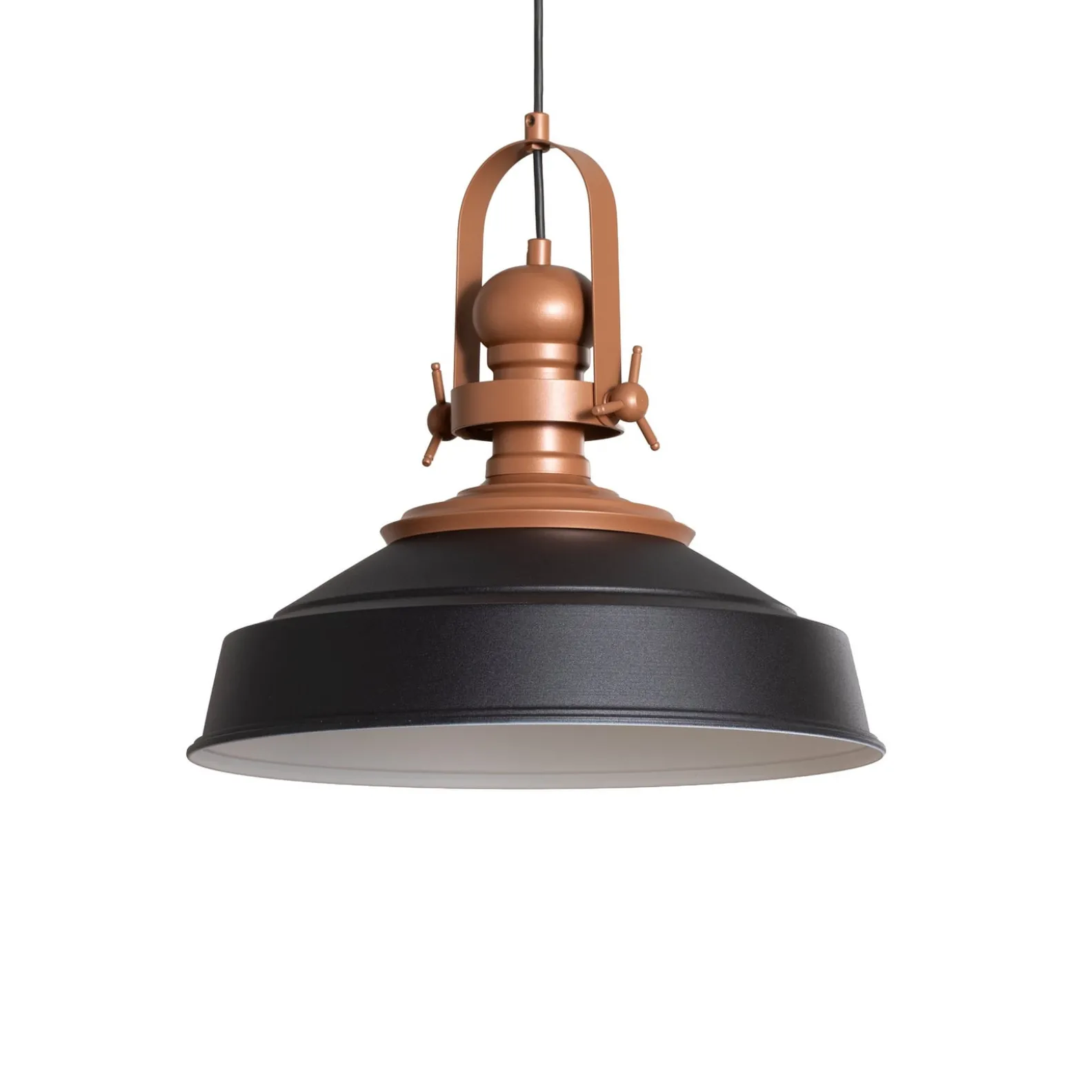 Hängeleuchte Craft, schwarz, Metall, Ø 41 cm, E27