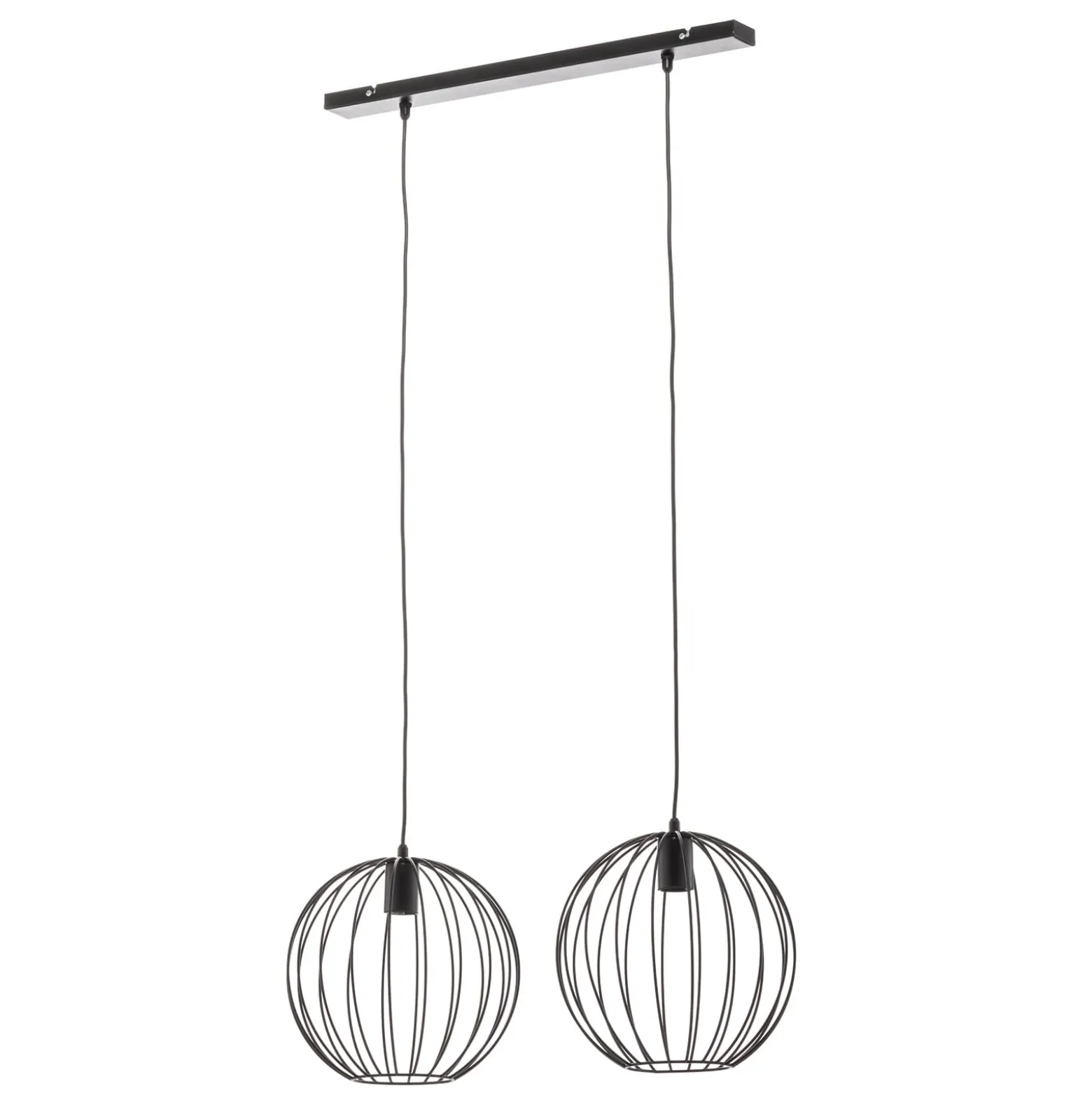 Hängeleuchte Cumera 2fl. lang, Ø Schirme 30 cm