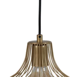 Hängeleuchte Depay, goldfarben, 1-flammig, Metall, Ø 36 cm