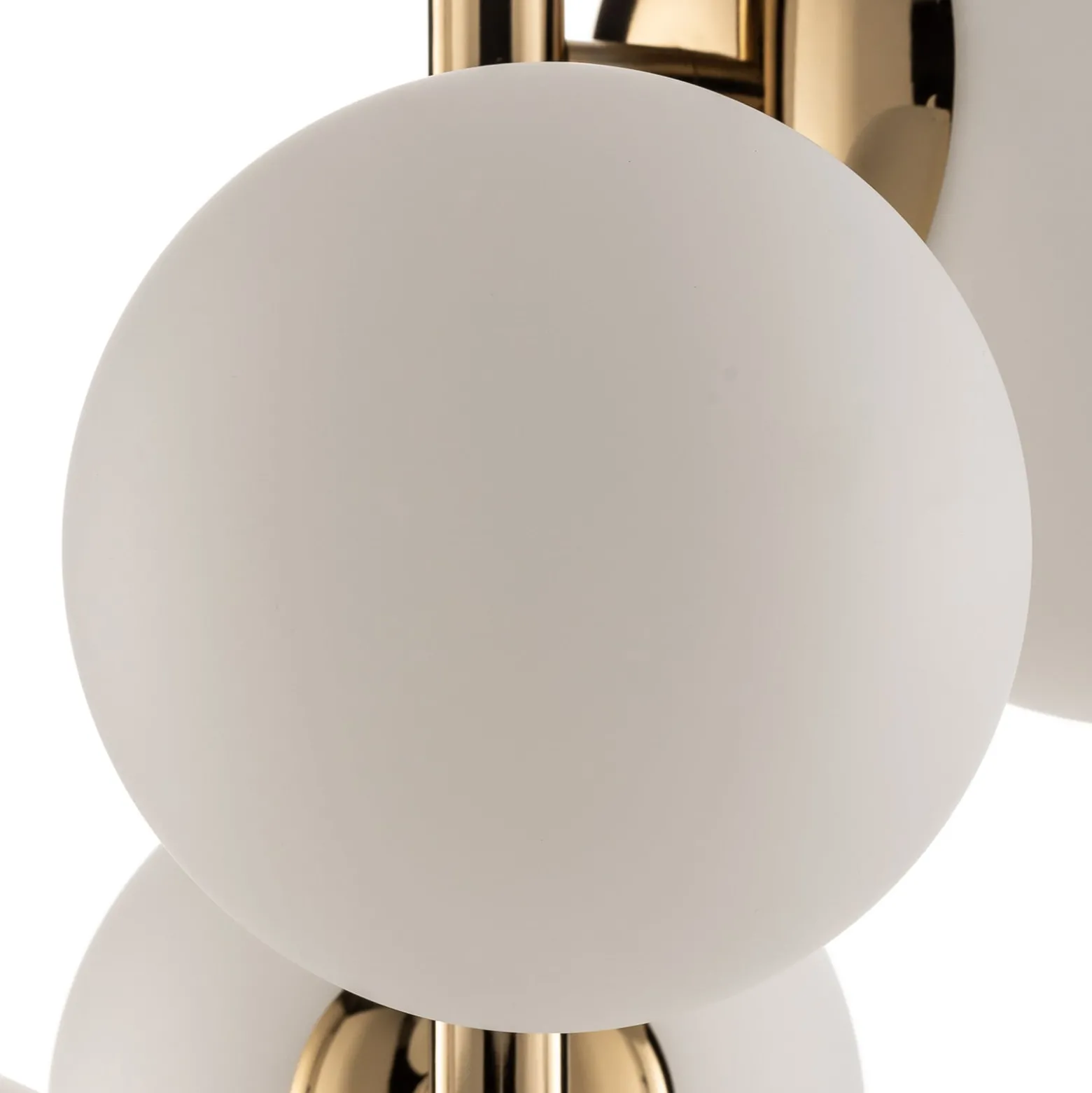 Hängeleuchte Dione, vierflammig, gold
