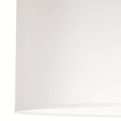 Hängeleuchte Dorset aus Textil, weiß