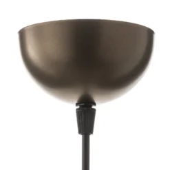 Hängeleuchte Dubai, Palmendekor, Ø 46cm, bronze