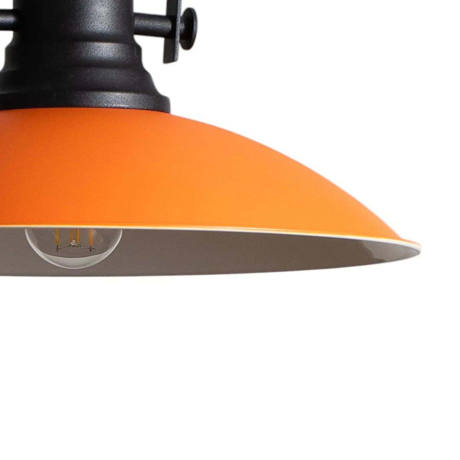 Hängeleuchte Fimda, orange, Ø 41 cm, Metall, E27