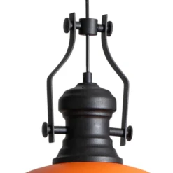 Hängeleuchte Fimda, orange, Ø 41 cm, Metall, E27