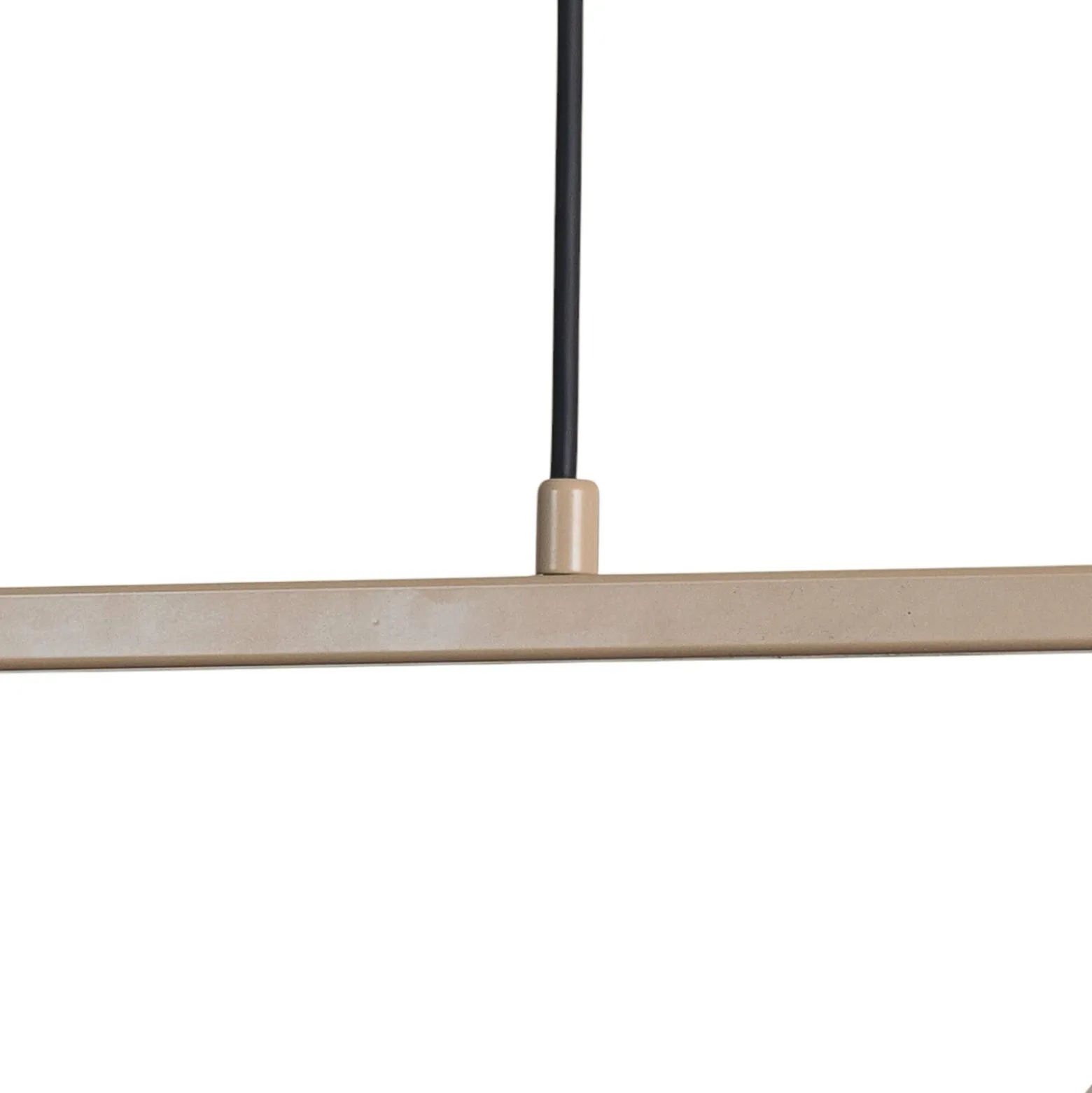 Hängeleuchte Form 4, beige, Metall, 4-flammig, Kegel, E27