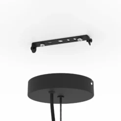 Hängeleuchte Gaetano 1, Ø 53 cm, grau/weiß, Stahl