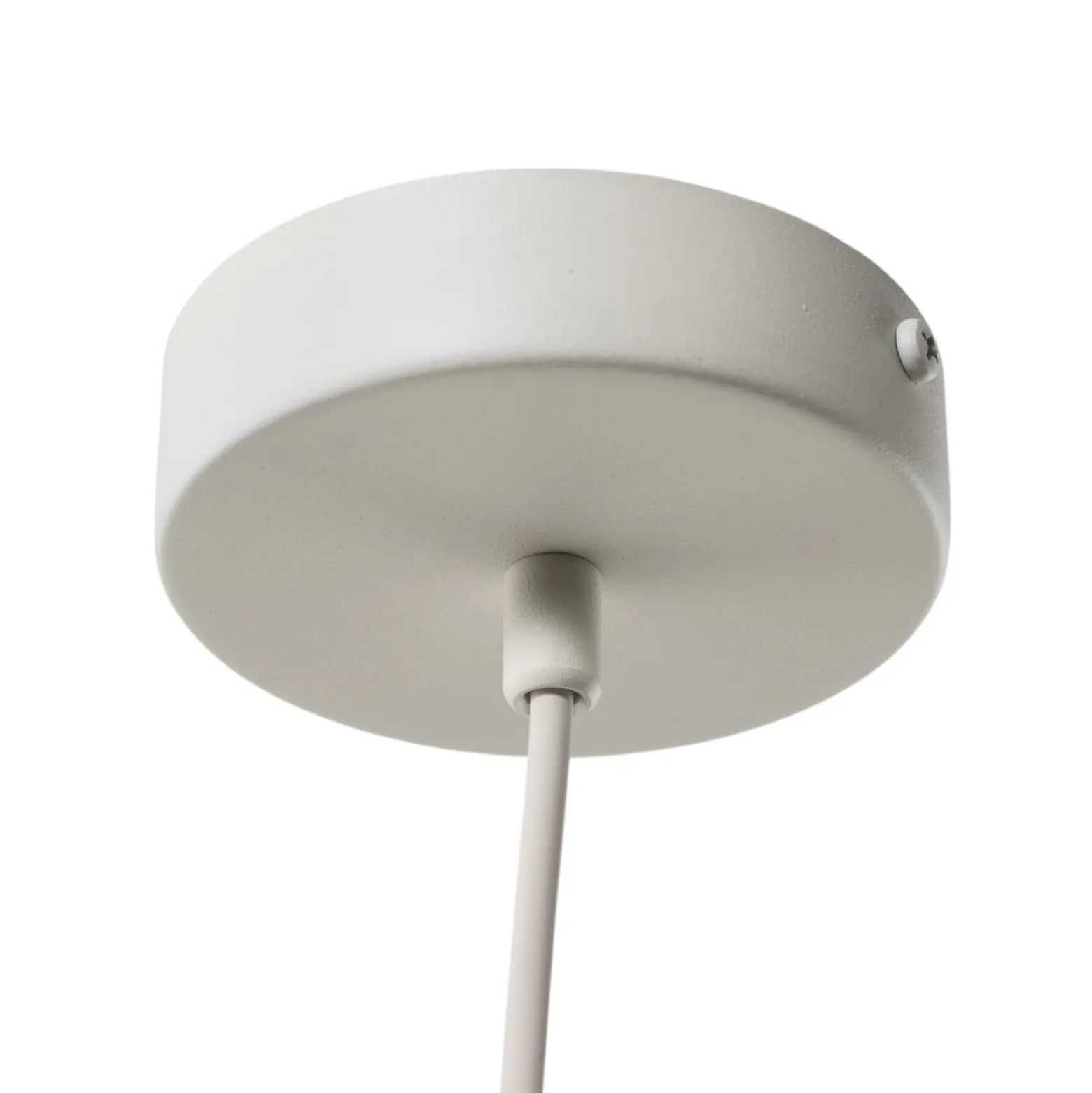 Hängeleuchte GAMBIT, cremeweiß, Ø 10 cm, Metall, GU10-LED
