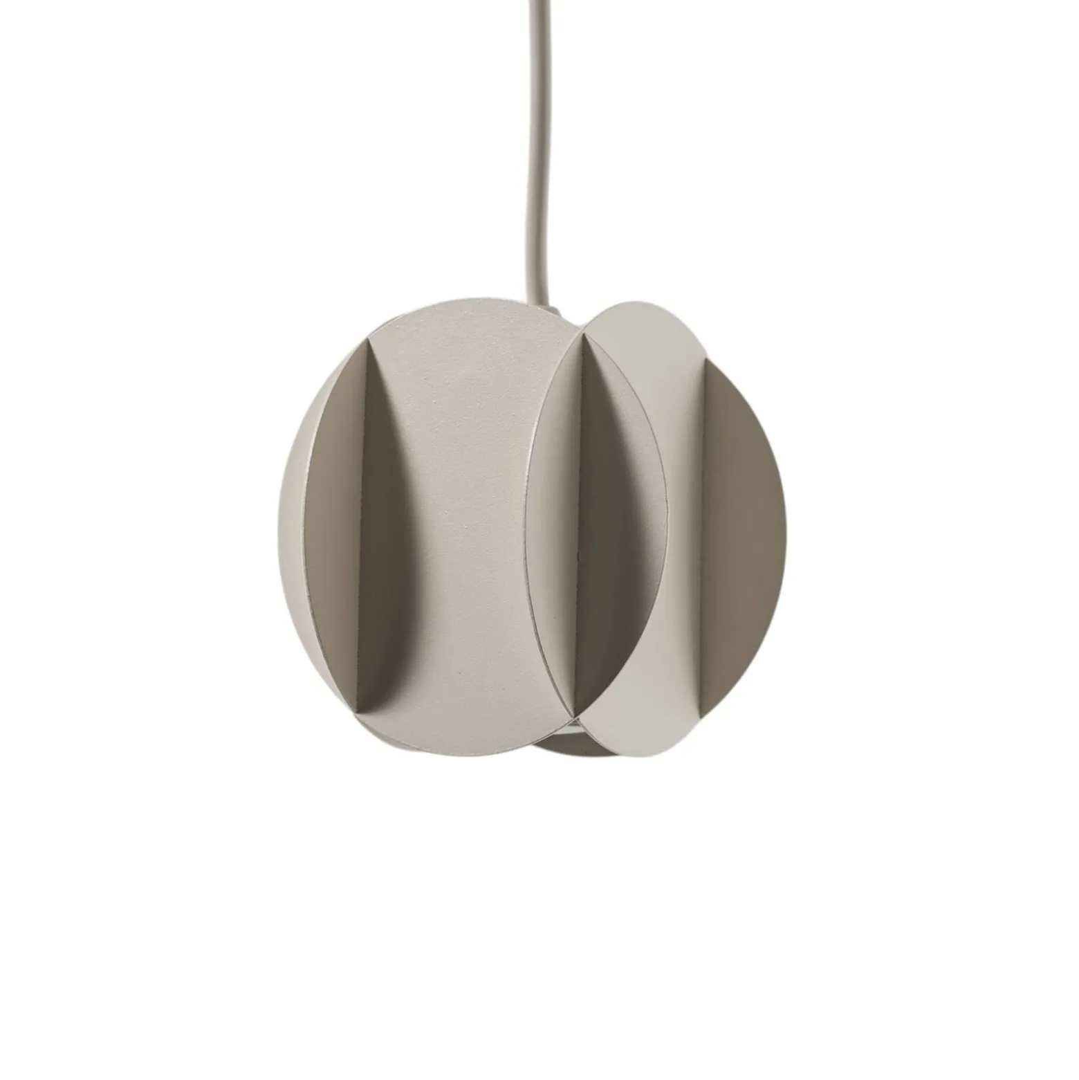 Hängeleuchte GAMBIT, cremeweiß, Ø 10 cm, Metall, GU10-LED
