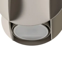 Hängeleuchte GAMBIT, cremeweiß, Ø 10 cm, Metall, GU10-LED