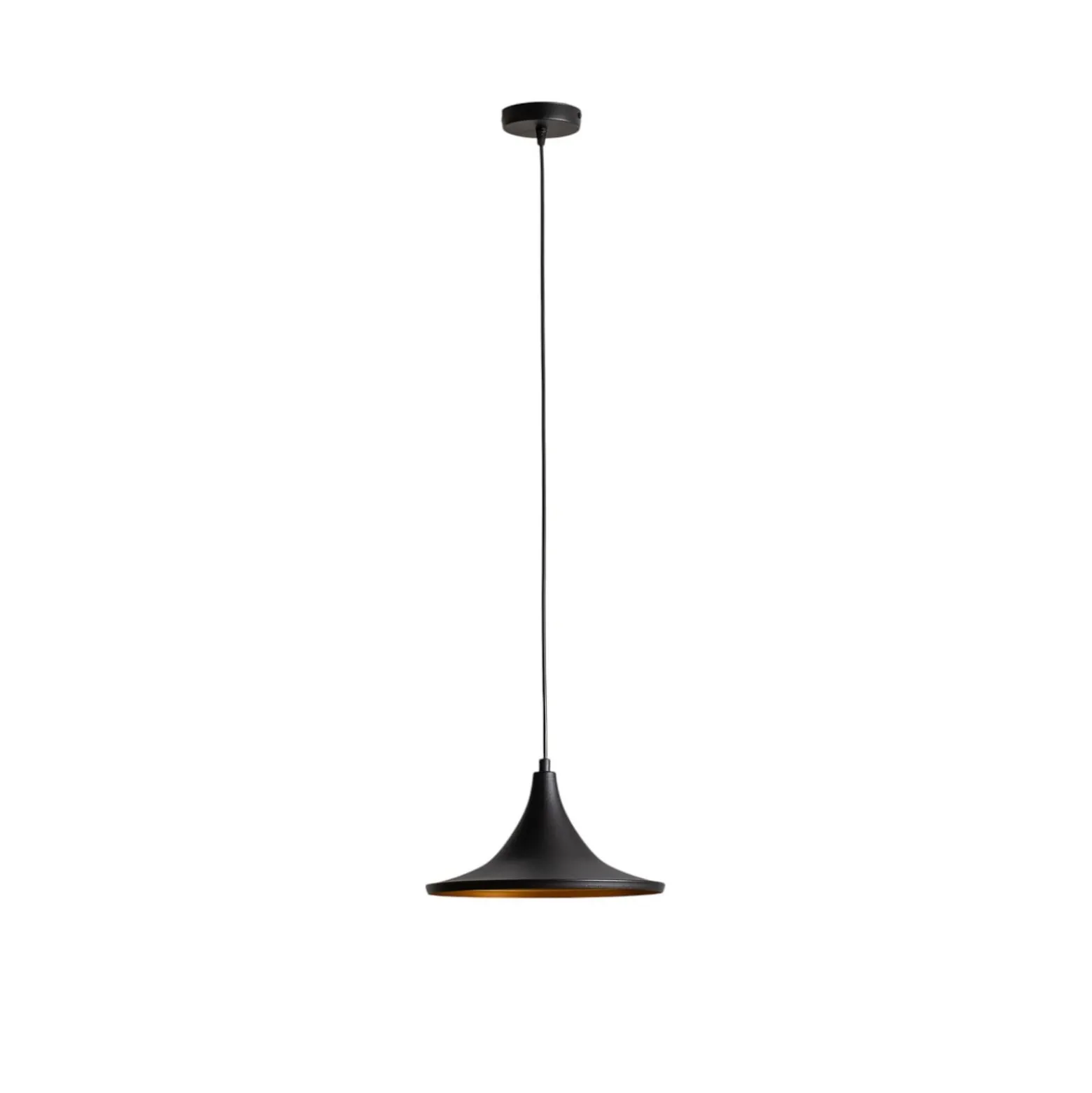 Hängeleuchte Genisy, schwarz, Ø 31 cm, Metall, E27