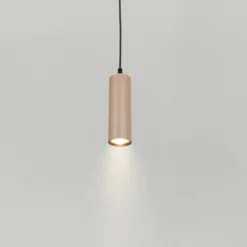 Hängeleuchte Ida, beige, 1-flammig, Ø 10 cm, GU10