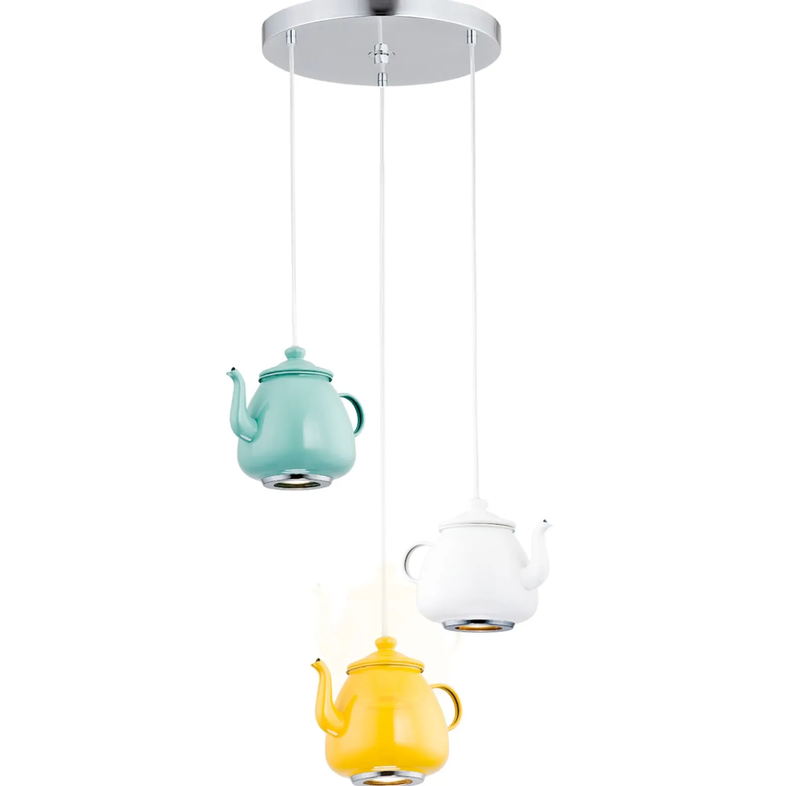 Hängeleuchte Jasse Kaffeekanne 3fl multicolour