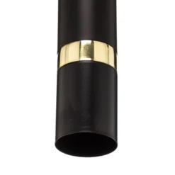 Hängeleuchte Joker, schwarz/gold, einflammig