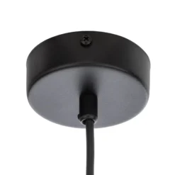 Hängeleuchte Kodo, 5-flammig, schwarz, Stahl, GX53