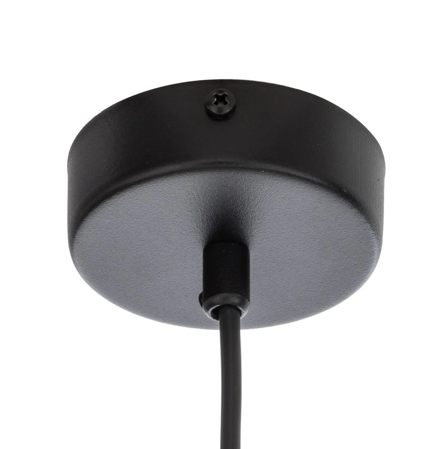 Hängeleuchte Kodo, 7-flammig, schwarz, Stahl, GX53