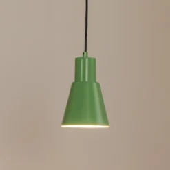Hängeleuchte Konikkem, mintgrün, Metall, Ø 14 cm, E27