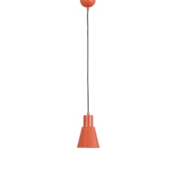 Hängeleuchte Konikkem, orange, Metall, Ø 14 cm, E27