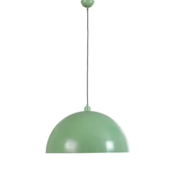 Hängeleuchte Kure, mintgrün, Metall, Ø 60 cm, E27