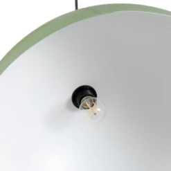 Hängeleuchte Kure, mintgrün, Metall, Ø 60 cm, E27