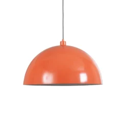 Hängeleuchte Kure, orange, Metall, Ø 60 cm, E27