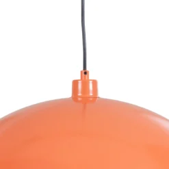 Hängeleuchte Kure, orange, Metall, Ø 60 cm, E27