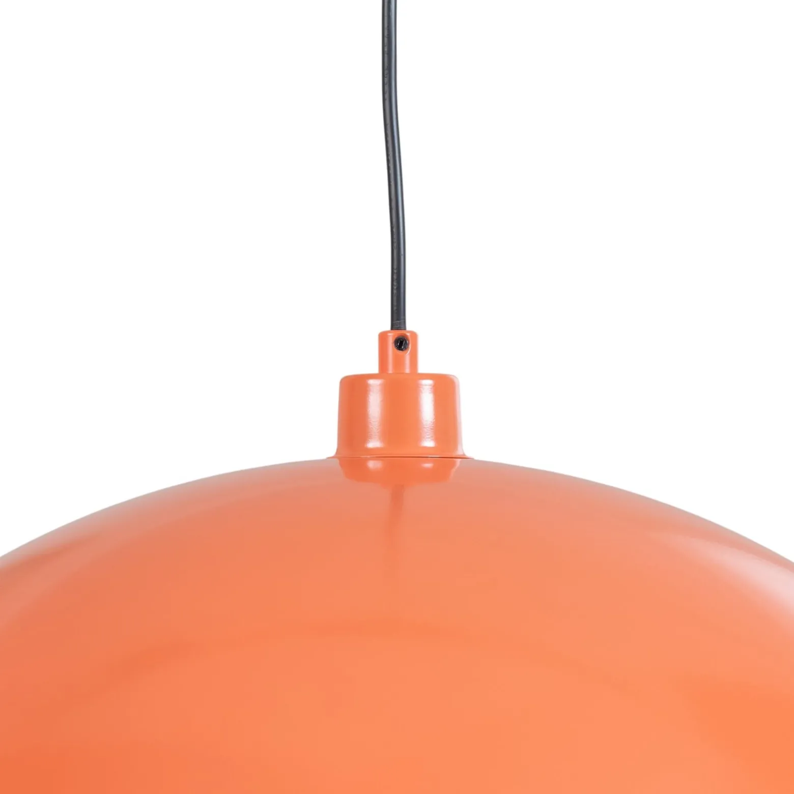 Hängeleuchte Kure, orange, Metall, Ø 60 cm, E27