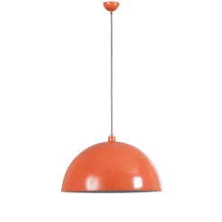 Hängeleuchte Kure, orange, Metall, Ø 60 cm, E27