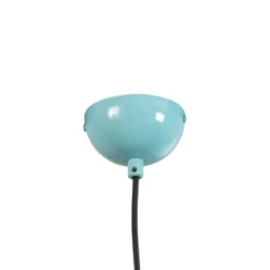 Hängeleuchte Kure, türkis, Metall, Ø 60 cm, E27