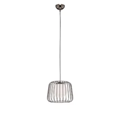 Hängeleuchte Ladore Ø 27 cm, schwarz-chrom