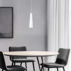 Hängeleuchte Lectra aus Keramik in Kegelform
