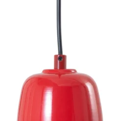 Hängeleuchte Lorenz, rot, Ø 34 cm, Metall, E27