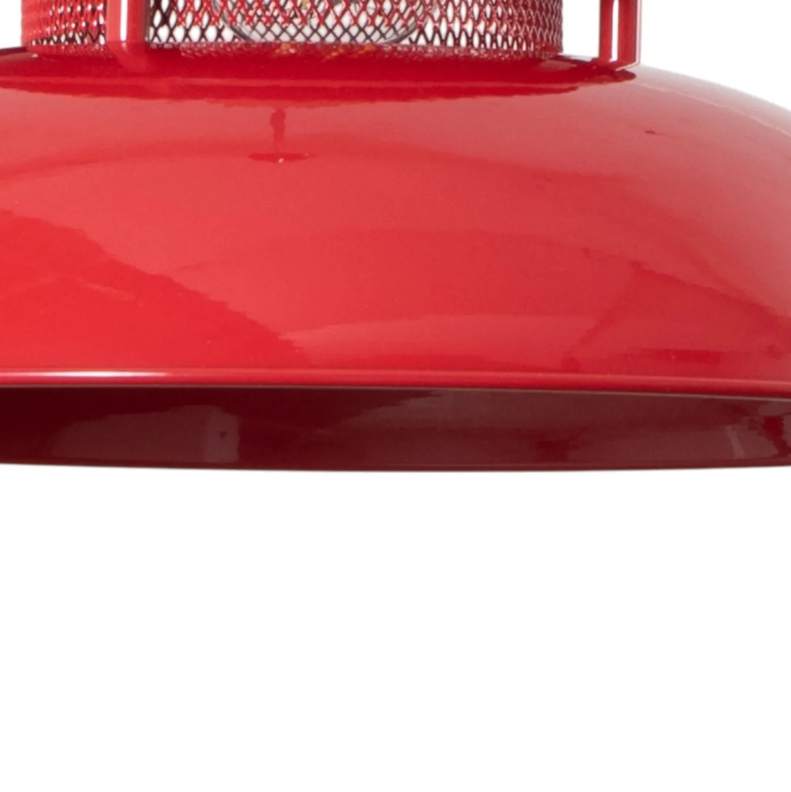 Hängeleuchte Lorenz, rot, Ø 34 cm, Metall, E27