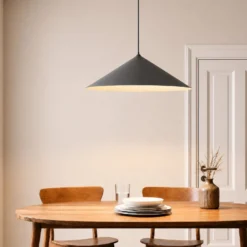 Hängeleuchte Lume XL, braun, Metall, Ø 49 cm, GX53